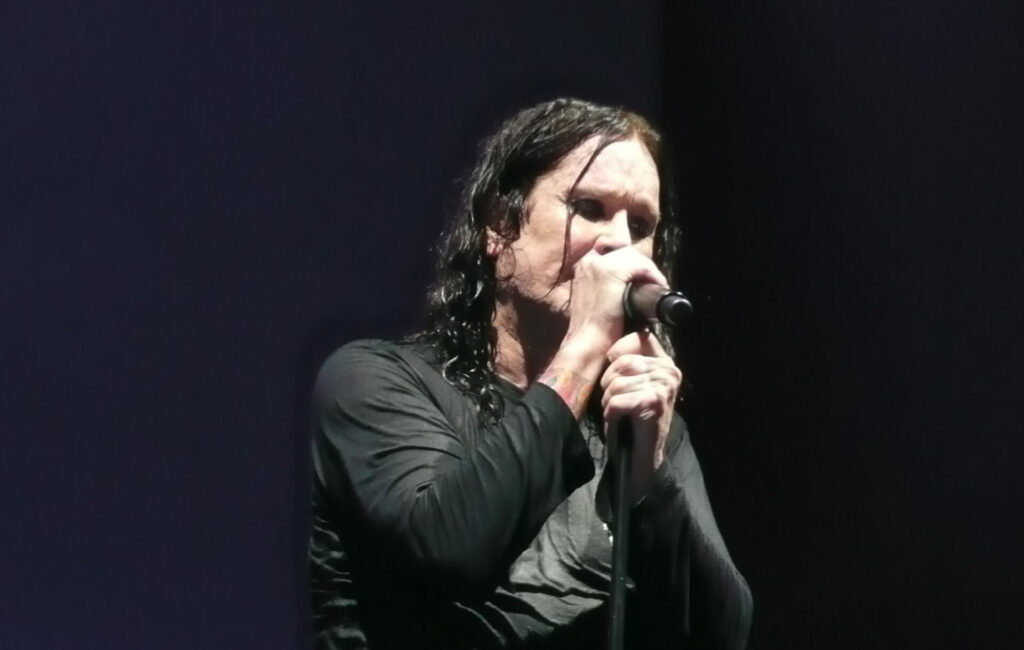 Ozzy Osbourne on stage in Melbourne, 2008
