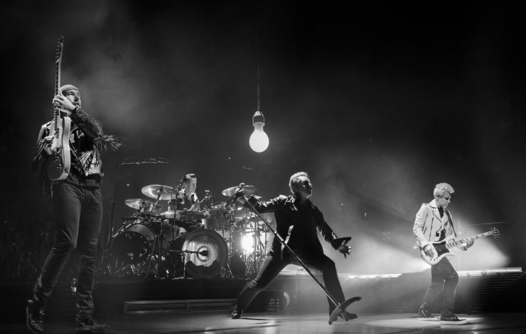 U2 on stage, 2019