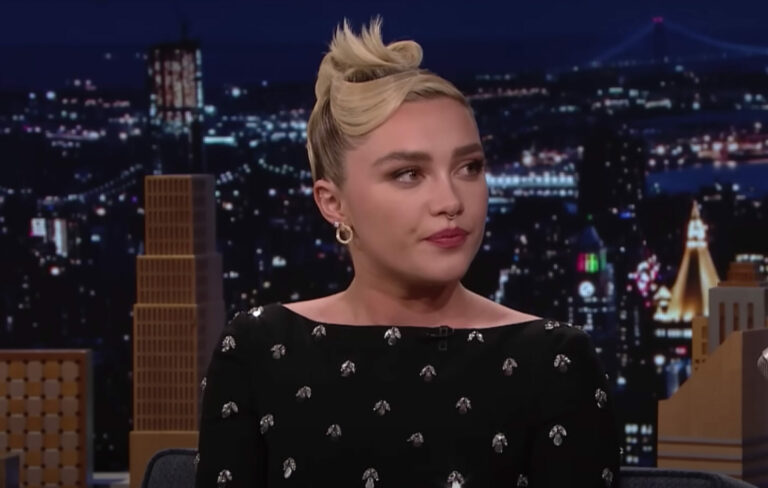 Florence Pugh on 'The Tonight Show with Jimmy Fallon', March 2023