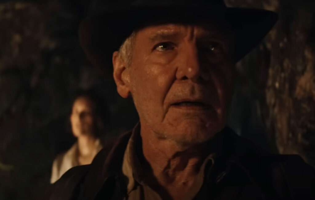 Harrison Ford in a screengrab from the trailer for 'Indiana Jones and the Dial of Destiny', 2023
