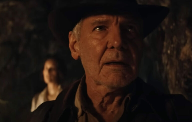 Harrison Ford in a screengrab from the trailer for 'Indiana Jones and the Dial of Destiny', 2023