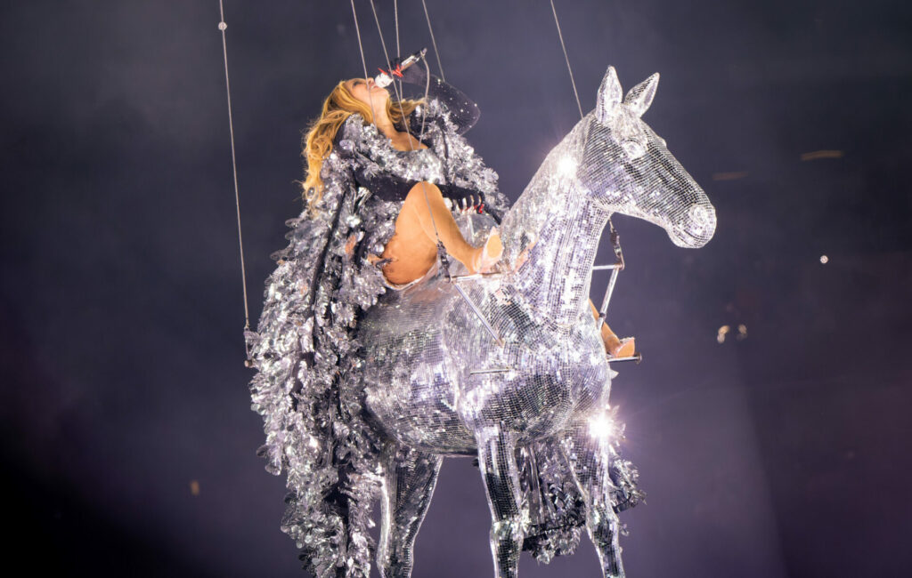 Beyoncé on stage at Tottenham Hotspur Stadium, June 2023