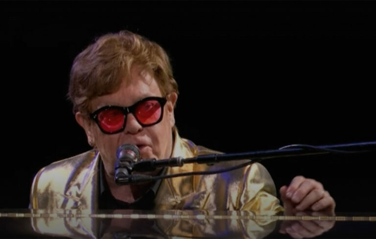 Elton John live at Glastonbury Festival