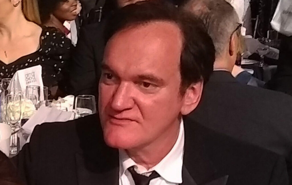 Quentin Tarantino at a black tie event