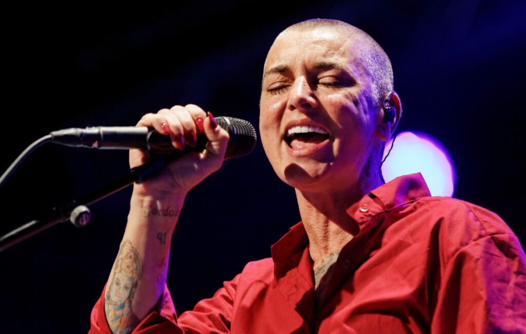 Sinéad O'Connor on stage in France, 2014