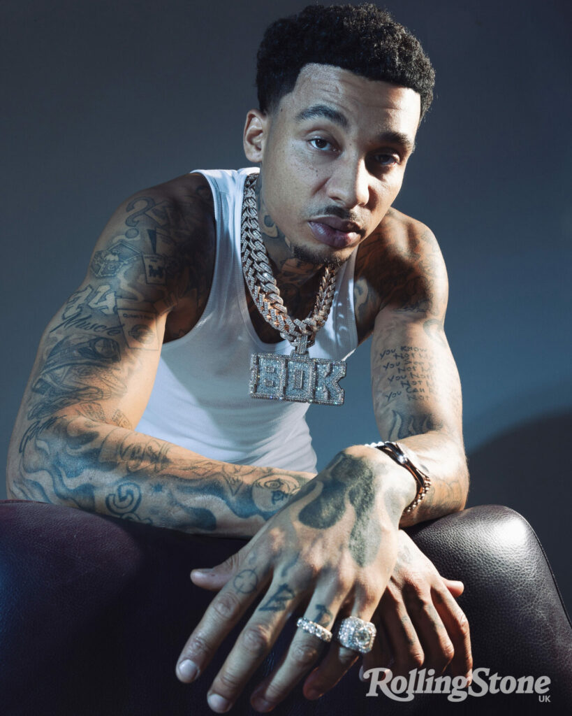 Fredo poses for Rolling Stone UK