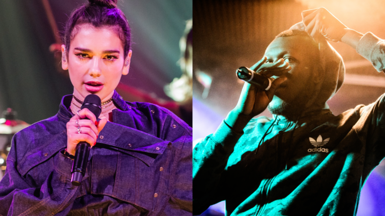 Composite image of Dua Lipa and Stormzy