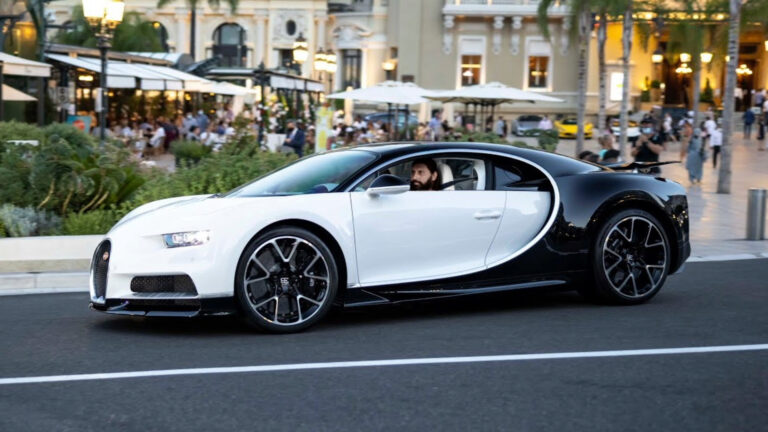 Khaled Mazeedi Pictured in Monaco Driving a Bugatti Chiron