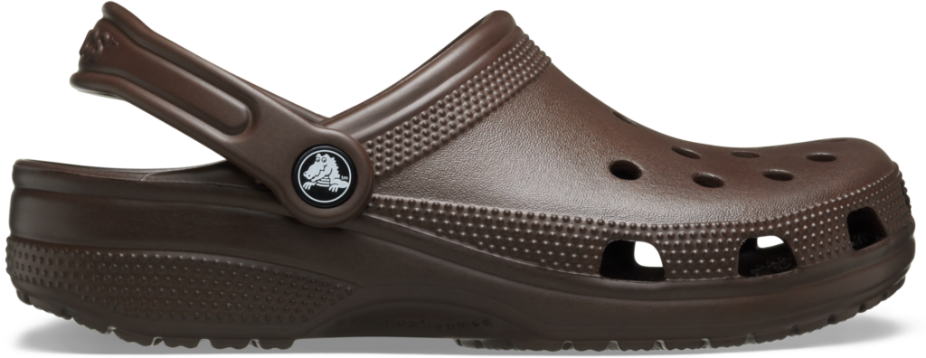 Dark brown Crocs