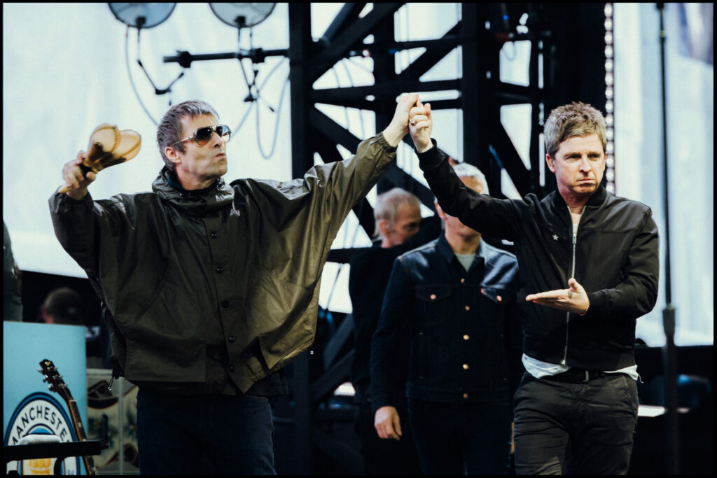 Oasis perform live at Wembley