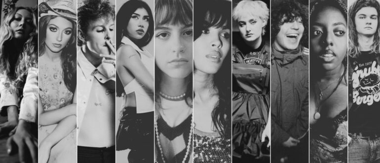 A selection of headshots in black and white