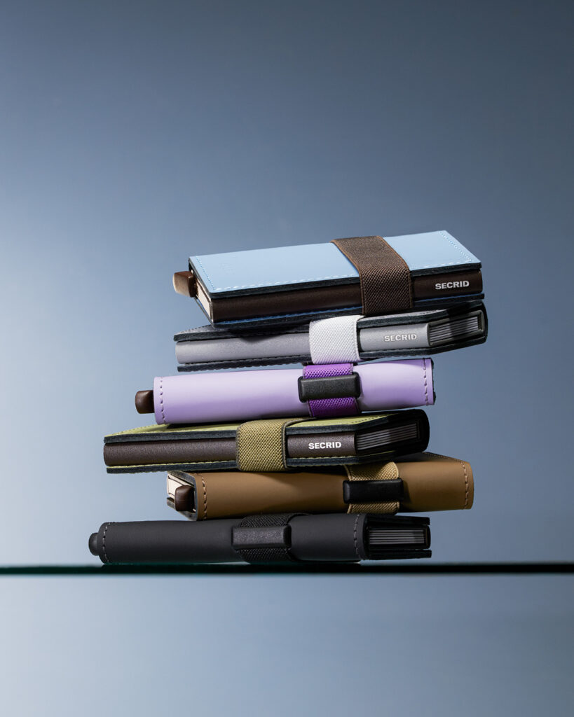 A lifestyle shot of the Secrid Bandwallet.