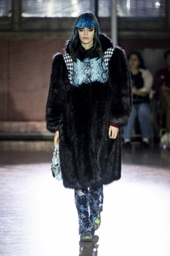 A model walks the Chopova Lowena Spring/Summer 2026 show at London Fashion Week.
