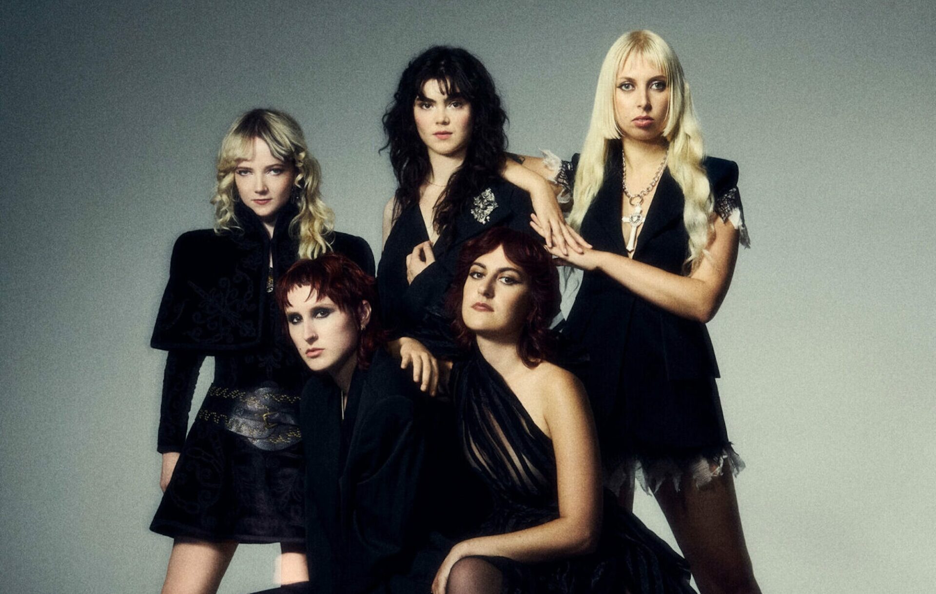 The Last Dinner Party pose for Rolling Stone UK
