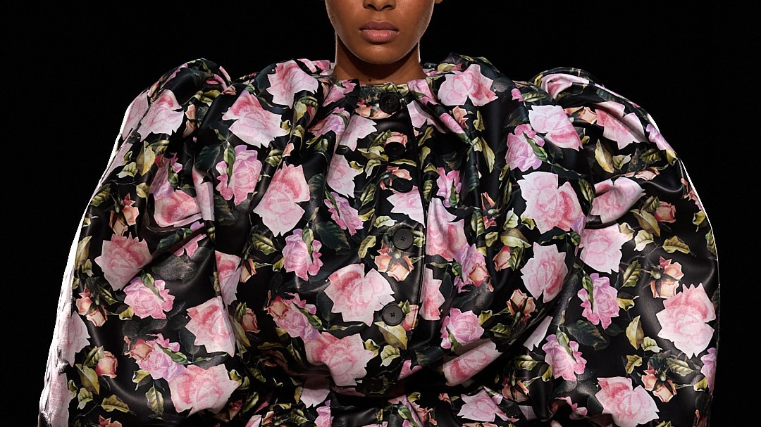 20th September 2024. A model walks in the Yuhan Wang Spring Summer 2025 Catwalk show. ©Olu Ogunshakin / Chris Yates Media