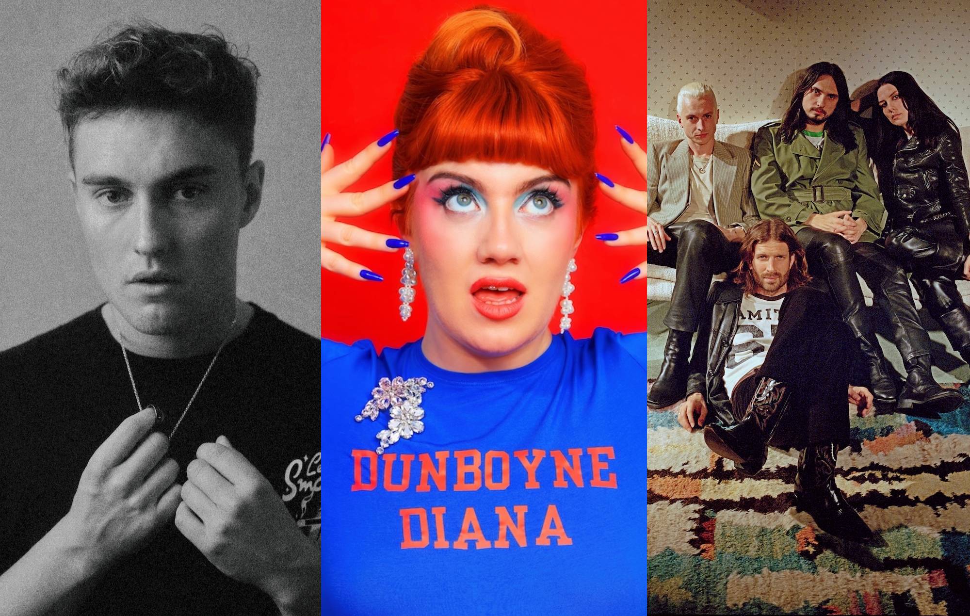 A composite image of the nominees for the 2025 Mercury Prize