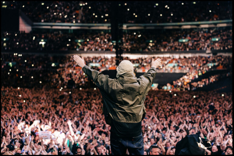 Oasis perform live at Wembley