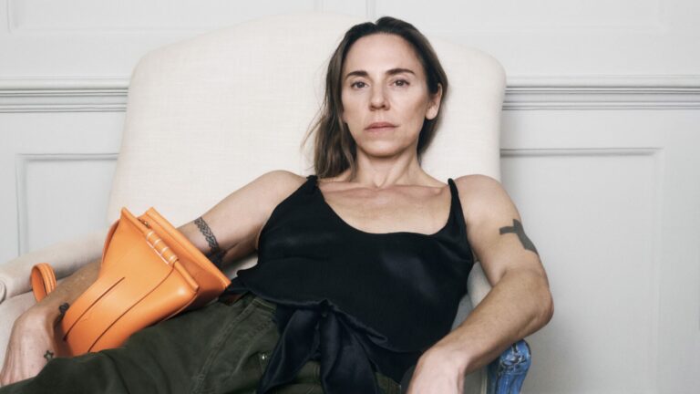 Spice Girl Melanie C stars in the JW Anderson Loafer Bag campaign
