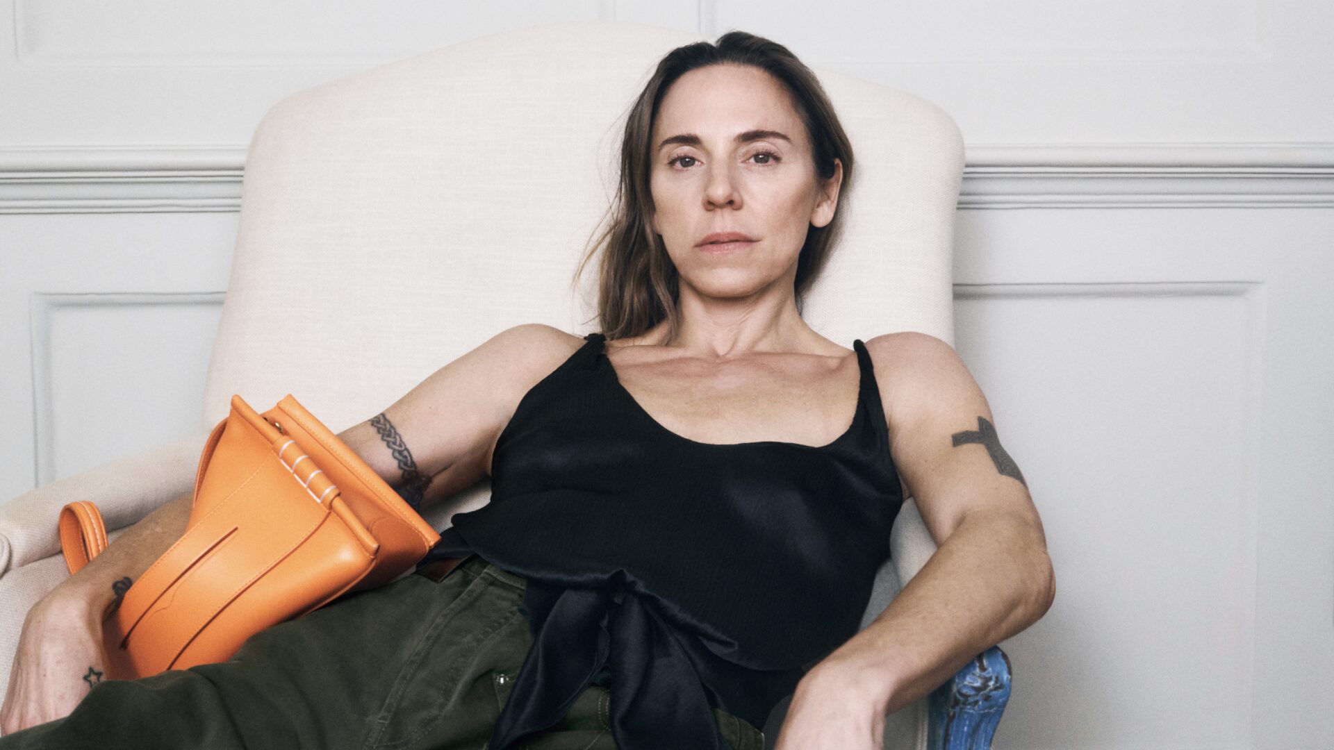 Spice Girl Melanie C stars in the JW Anderson Loafer Bag campaign