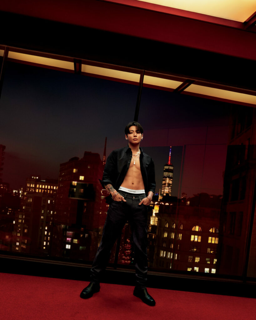 K-pop star Jung Kook stars in the Calvin Klein denim holiday campaign