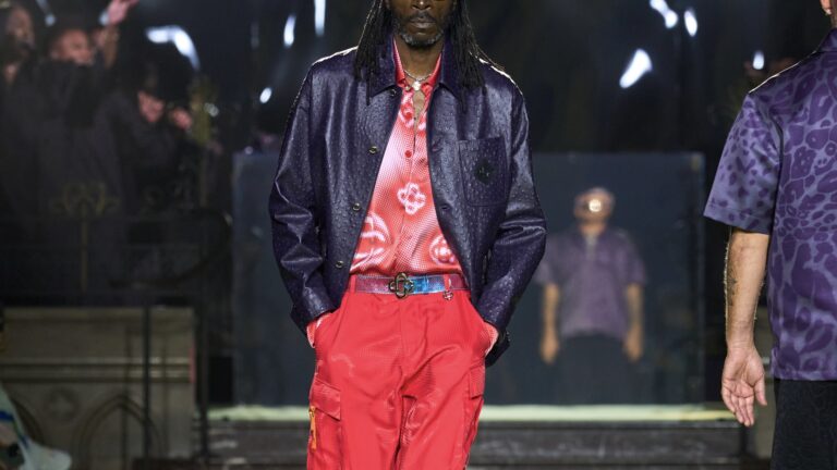 A model walks the Casablanca Spring/Summer 2026 show