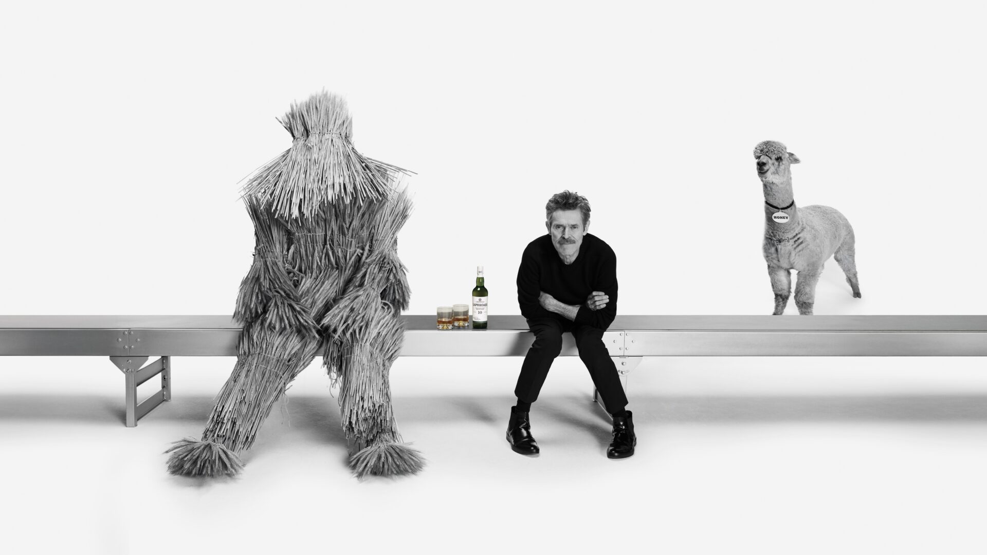 Actor Willem Dafoe in the shortfall The Taste by Tim Pope