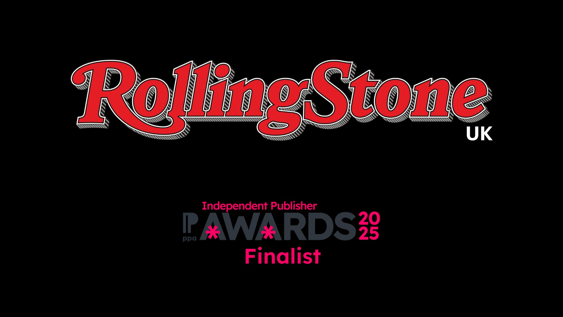 The Rolling Stone UK logo with the PPA logo underneath it