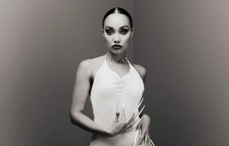 Leigh-Anne poses for her debut album shot