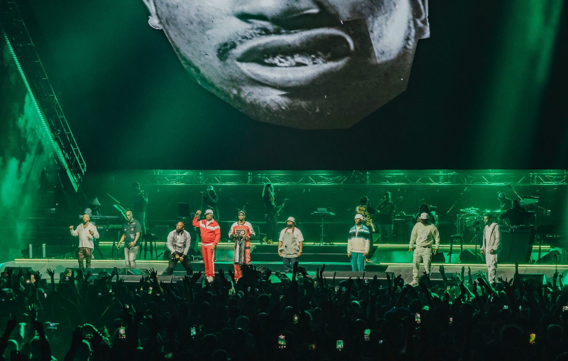 Wu-Tang Clan performing live