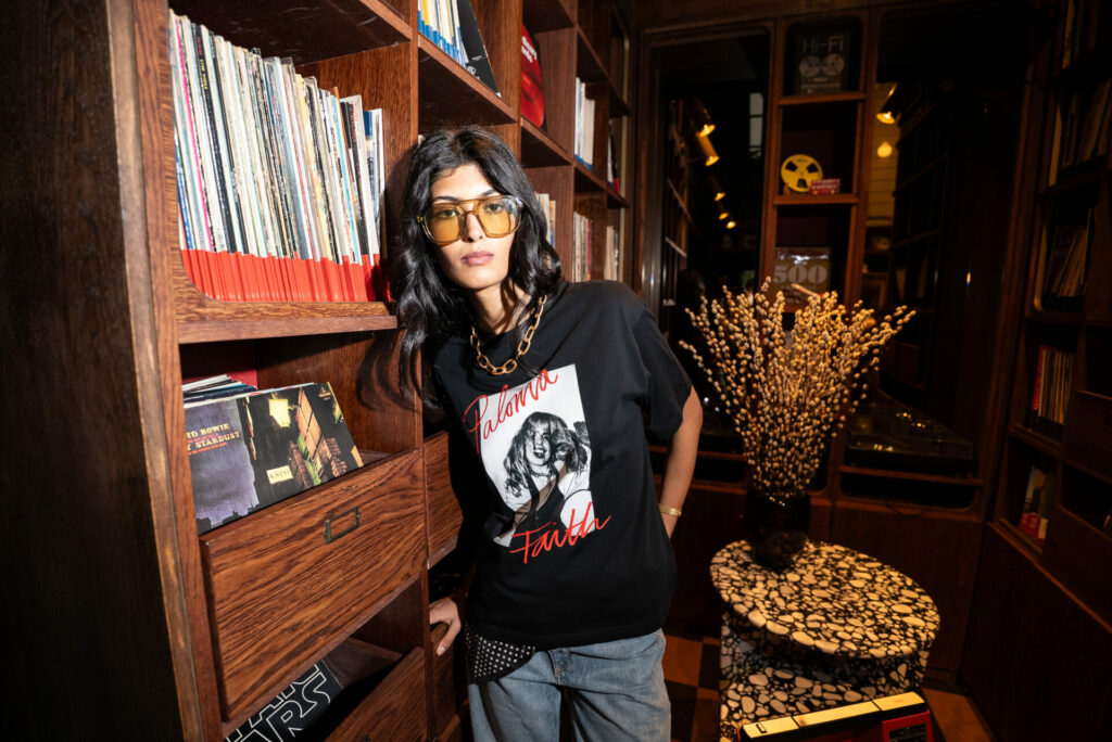 Lifestyle shot from the Virgin and Choose Love “Remastered” collection