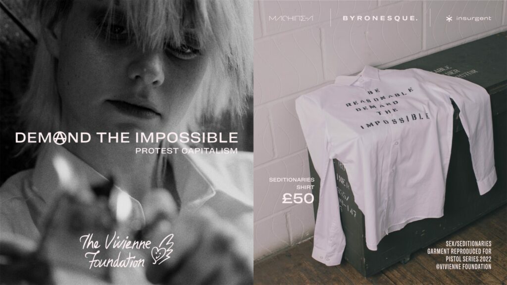 The Vivienne Foundation campaign in collaboration with Byronesque and MACHINE-A
