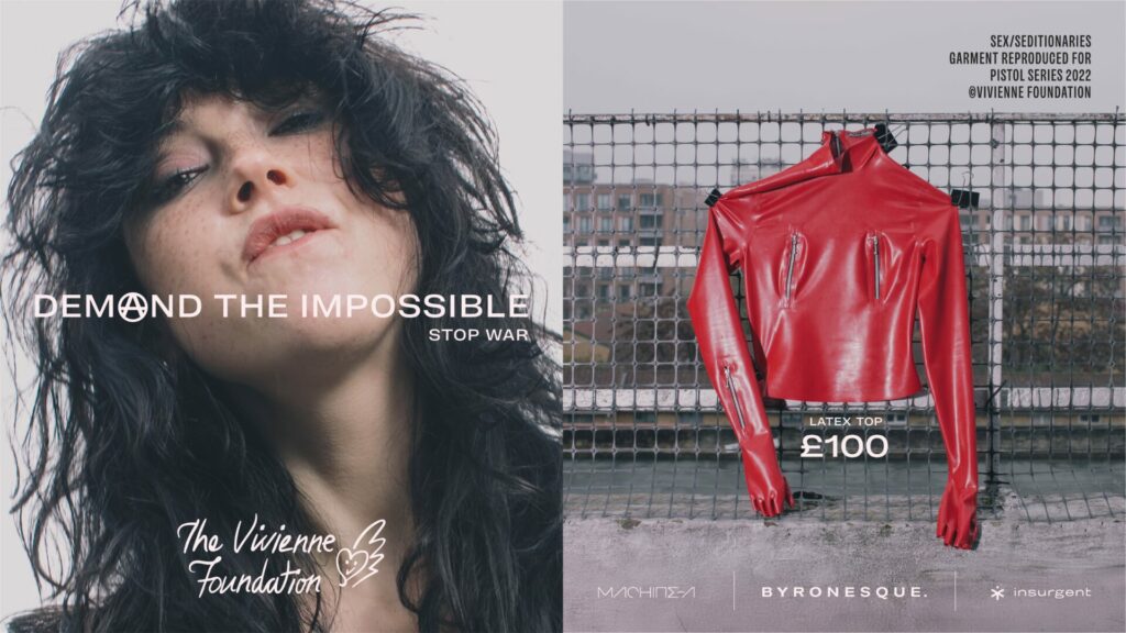 The Vivienne Foundation campaign in collaboration with Byronesque and MACHINE-A