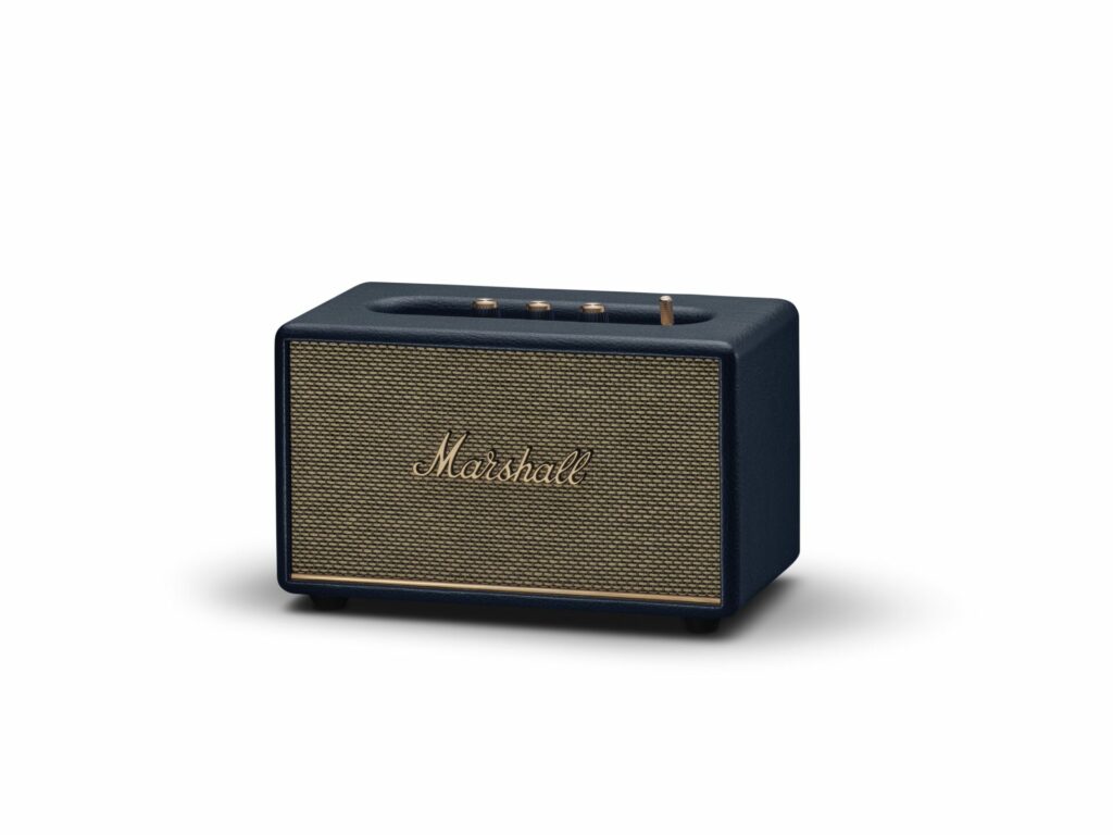 A product shot of the Marshall Action II bluetooth speaker as part of Rolling Stone UK's holiday gift guide 