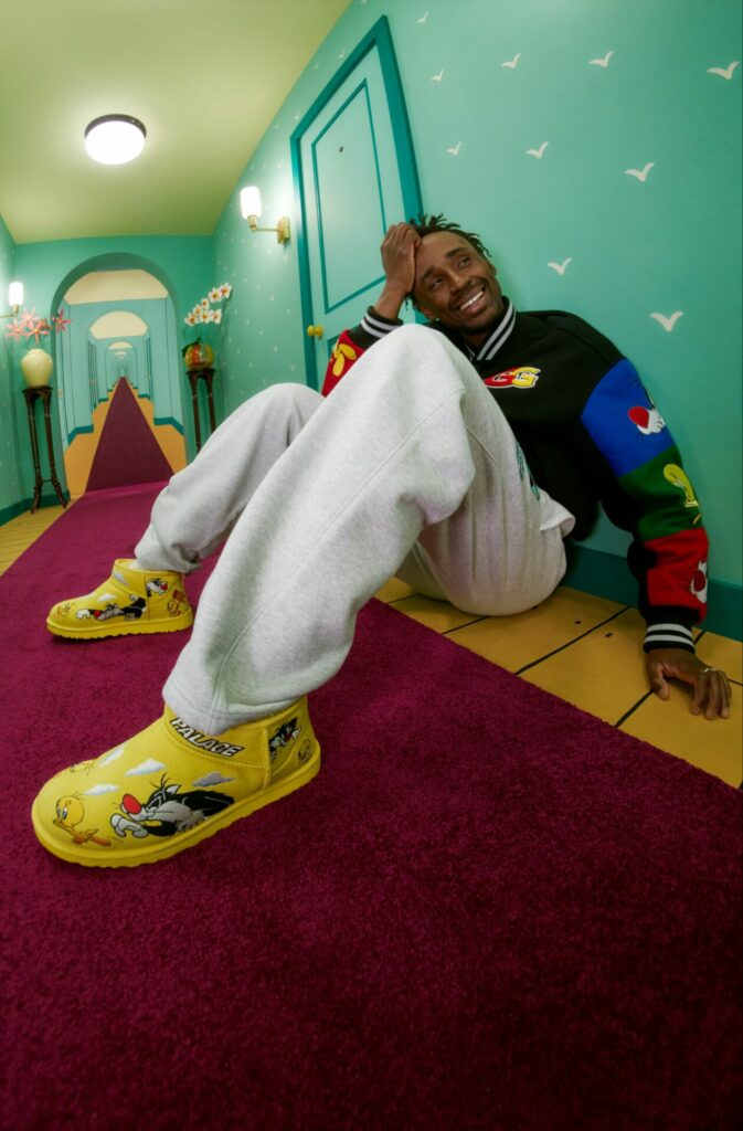 Alexandrino Ferreira Da Silva for the Palace x UGG Looney Tunes collaboration campaign also starring Shygirl