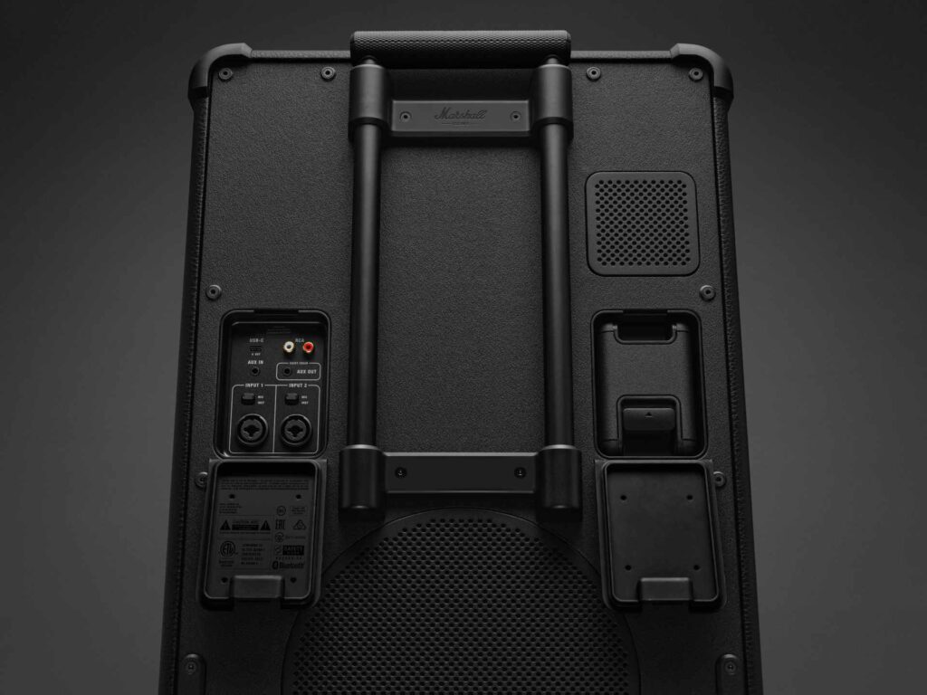 A rear view of the Marshall Bromley 750