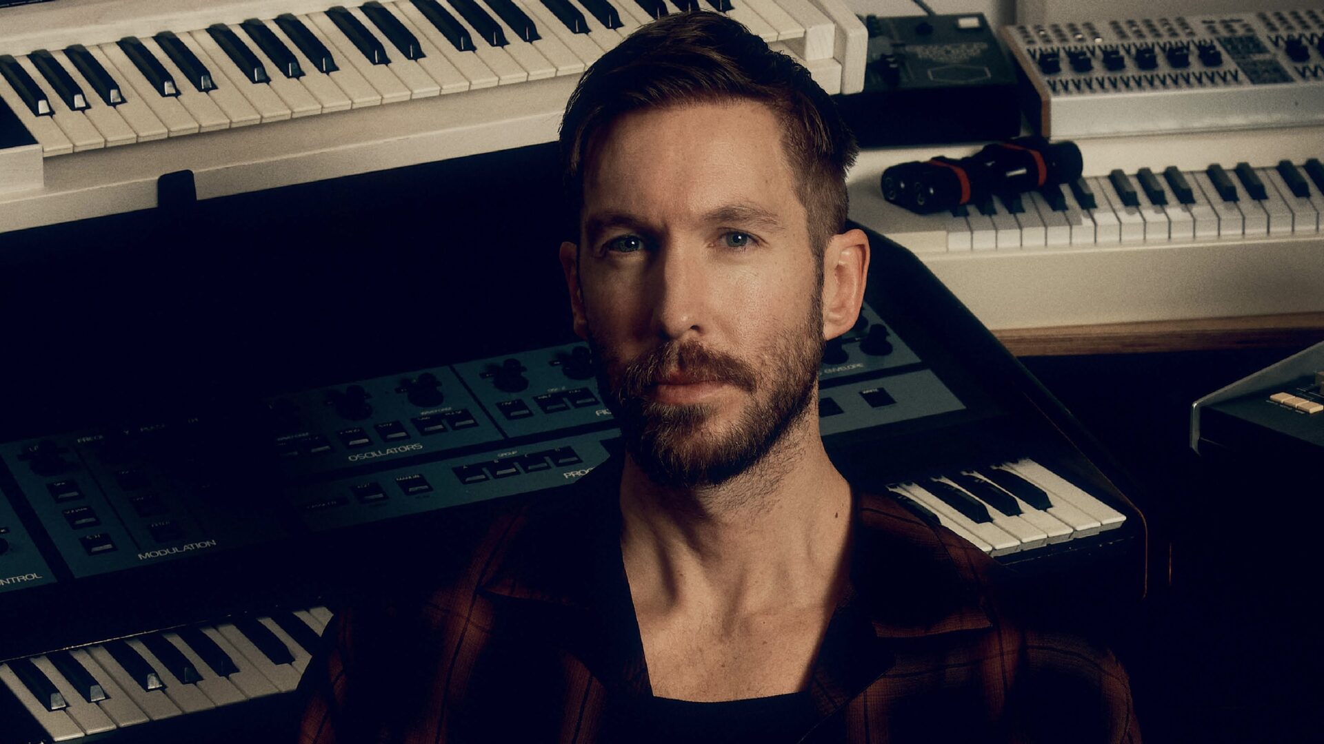 British DJ Calvin Harris in the Healf 2026 campaign