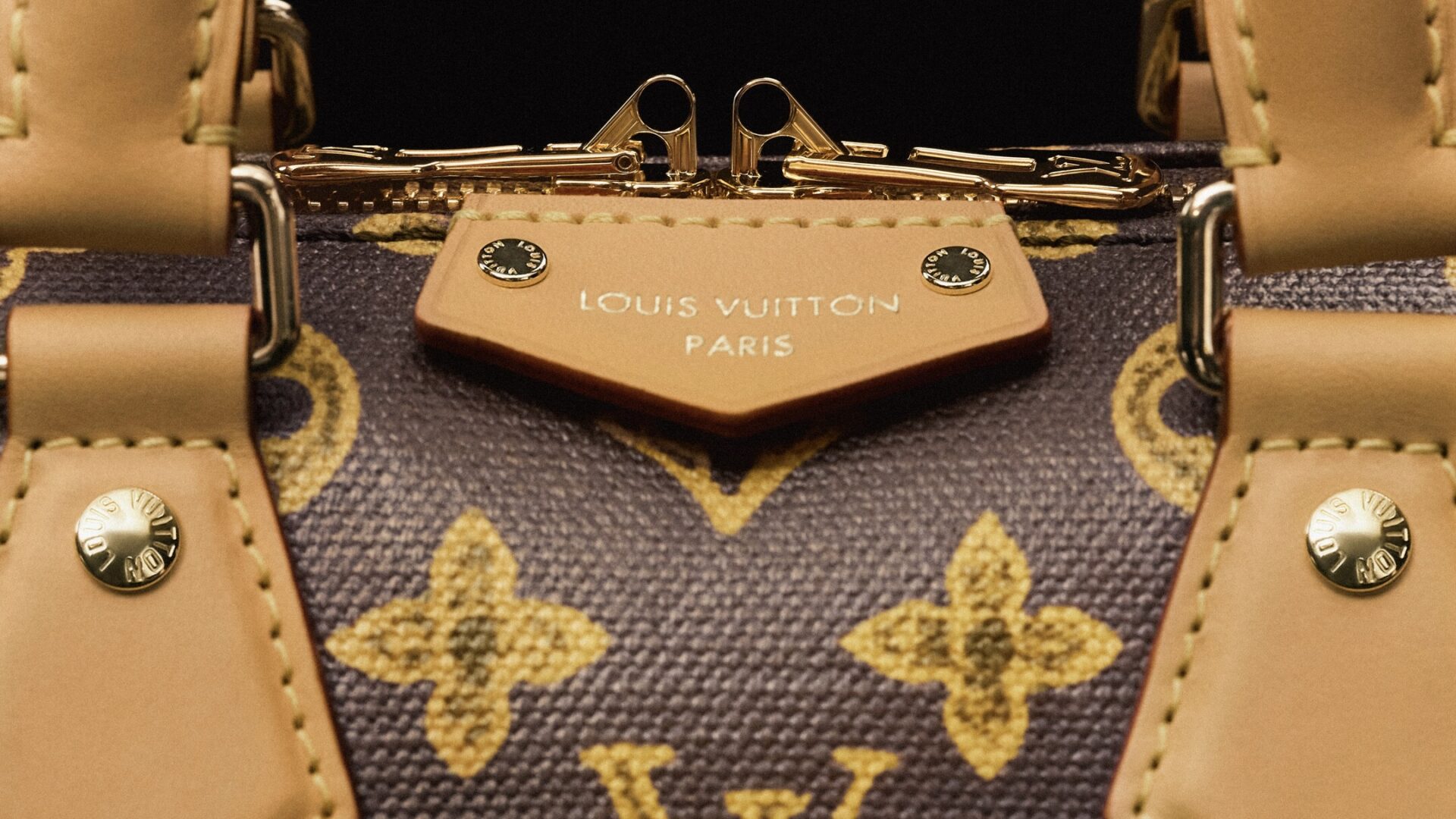 Close-up image of the Louis Vuitton Monogram Anniversary collection