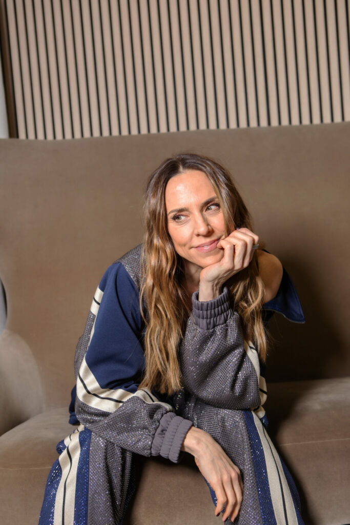 Mel C wearing custom Palm Angels