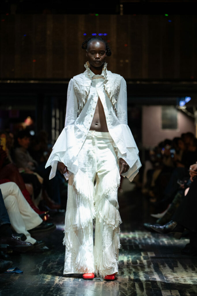 Runway imagery of Hector Maclean Autumn/Winter 2026 show at London Fashion Week