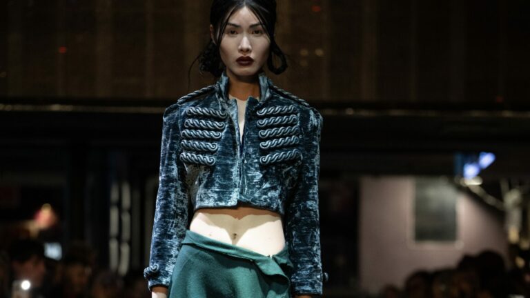 Runway imagery of Hector Maclean Autumn/Winter 2026 show at London Fashion Week