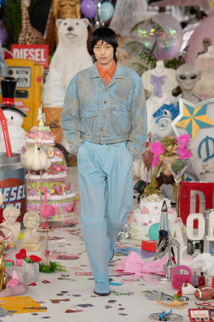 Runway look from the Diesel Autumn/Winter 2026