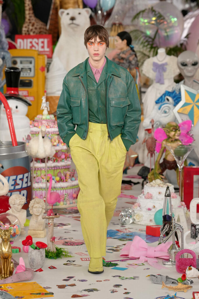 Runway look from the Diesel Autumn/Winter 2026