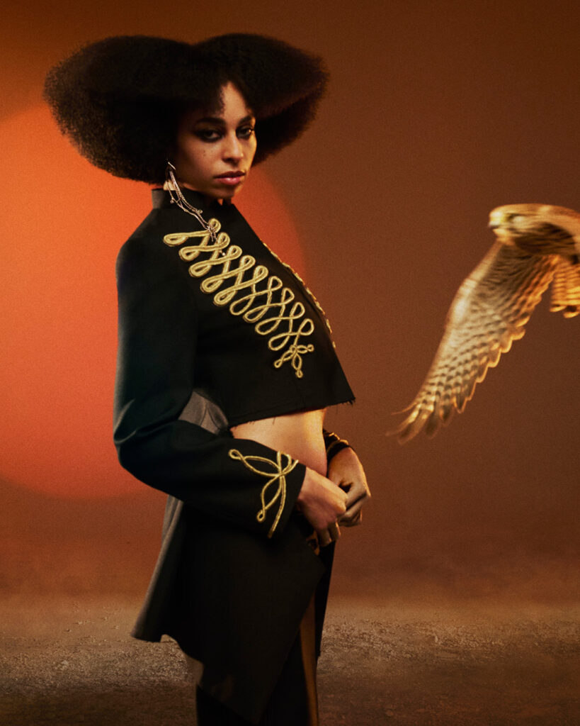 Campaign imagery of Celeste for McQueen Spring/Summer 2026 shot by Harley Weir