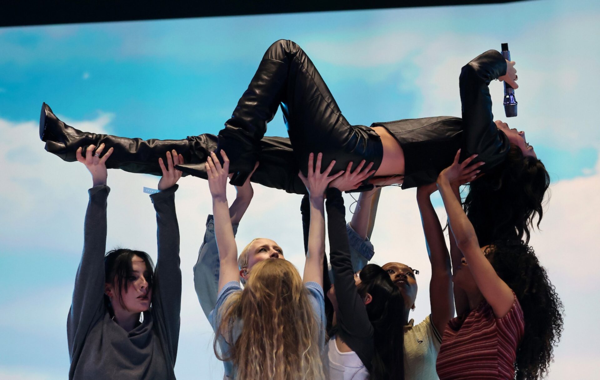 Ellie Rowsell of Wolf Alice performs on stage during The BRIT Awards 2026