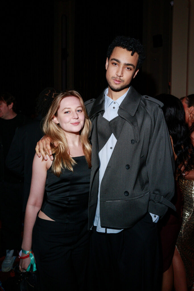 Archie Madekwe and guest at the Warner Music & Hennessy BRIT Awards After Party