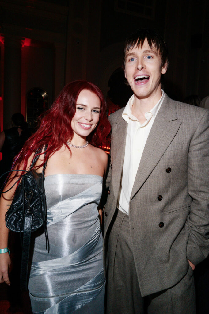 Harris Dickinson and Rose Gray at the Warner Music & Hennessy BRIT Awards After Party