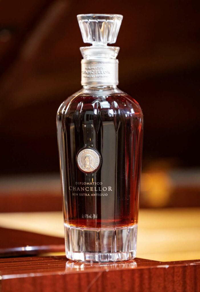 A bottle of Diplom&aacute;tico Chancellor rum