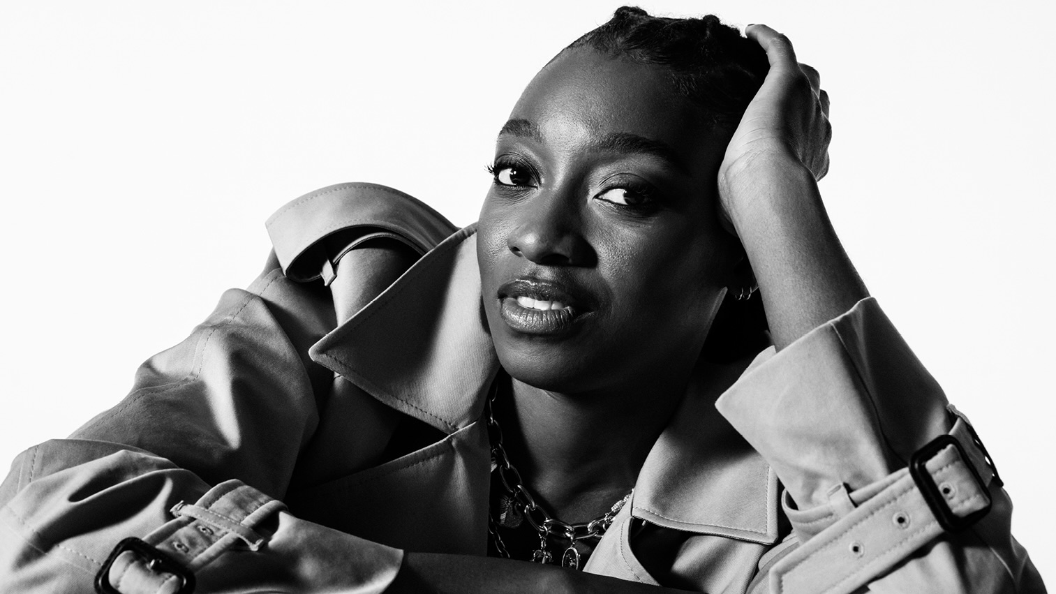Burberry 'The Trench, Portraits of an Icon' with little Simz
