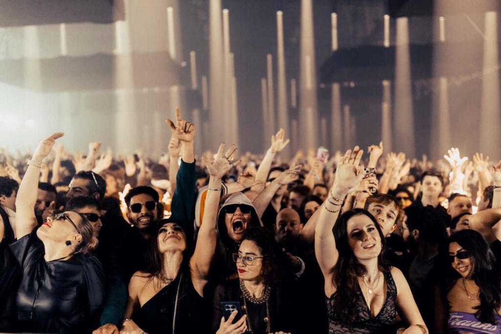 Crowd watching Solomun at Alexandra Palace