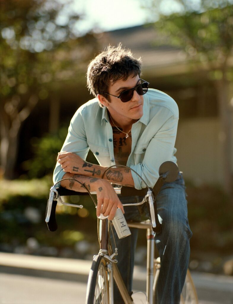 Role Model musician in the campaign for Salt & Stone